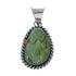 Navajo Native American Turquoise Sterling Silver Pendant SN20072